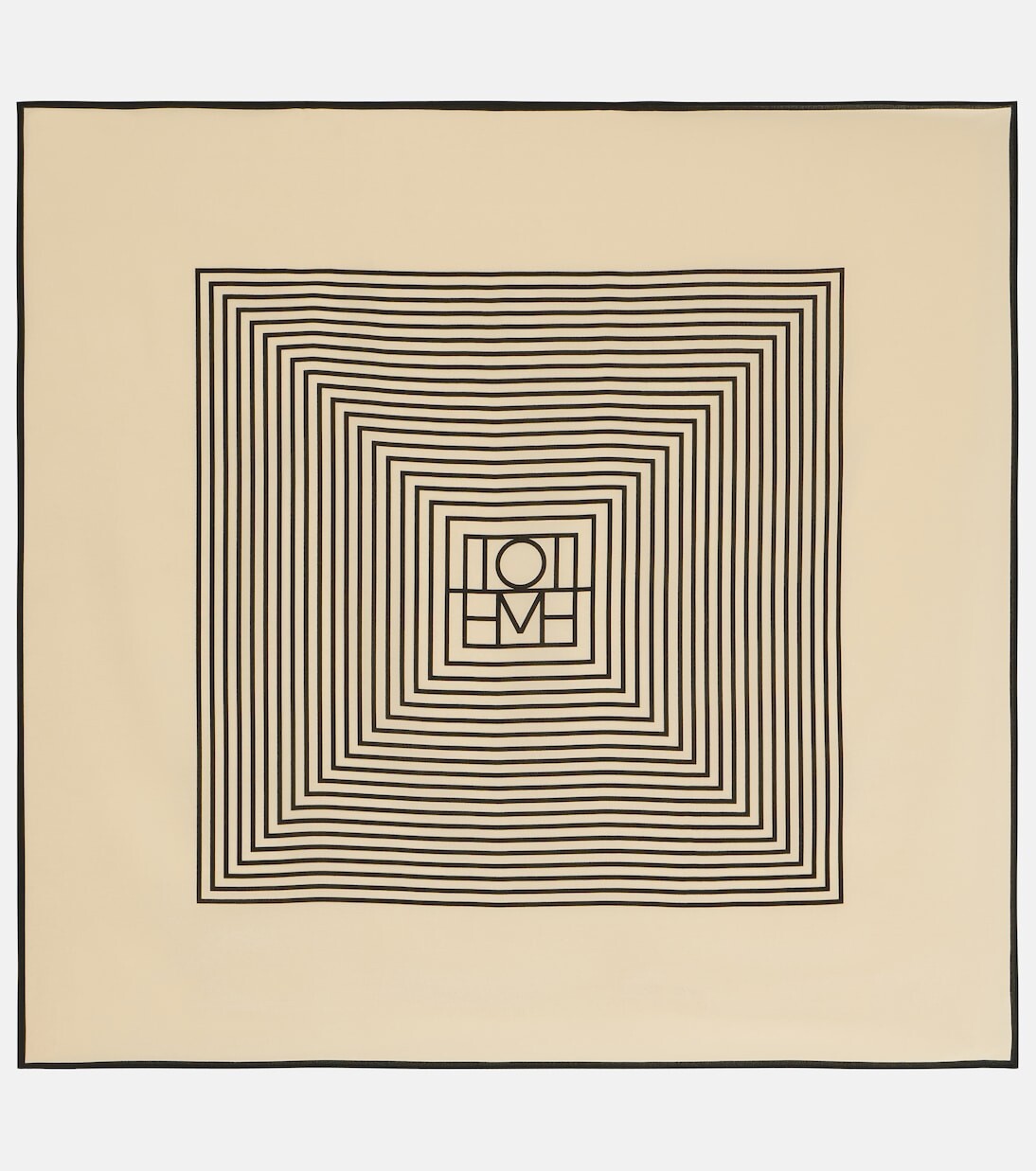 Шарф из шелкового твила с монограммой Toteme, бежевый
Шарф из шелкового твила с монограммой Toteme, бежевый