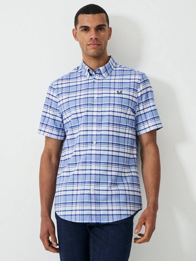 Хлопковая рубашка Regular Fit в клетку Crew Clothing, Bright Blue
Хлопковая рубашка Regular Fit в клетку Crew Clothing, Bright Blue