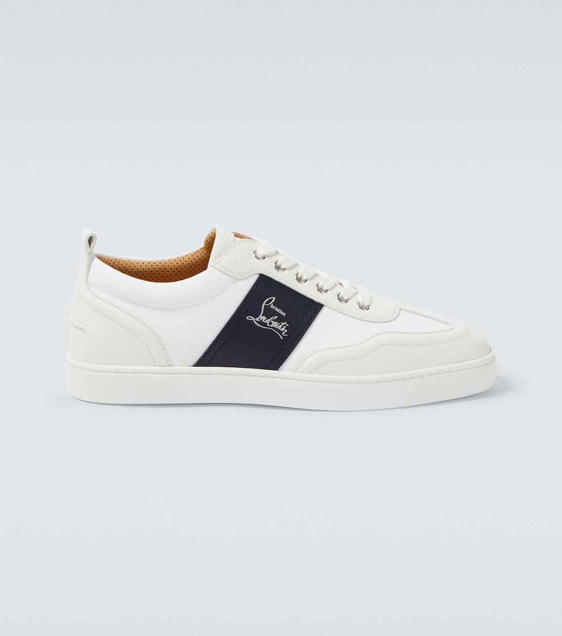 Кроссовки Retero из кожи и хлопка Christian Louboutin, White/Marine
Кроссовки Retero из кожи и хлопка Christian Louboutin, White/Marine