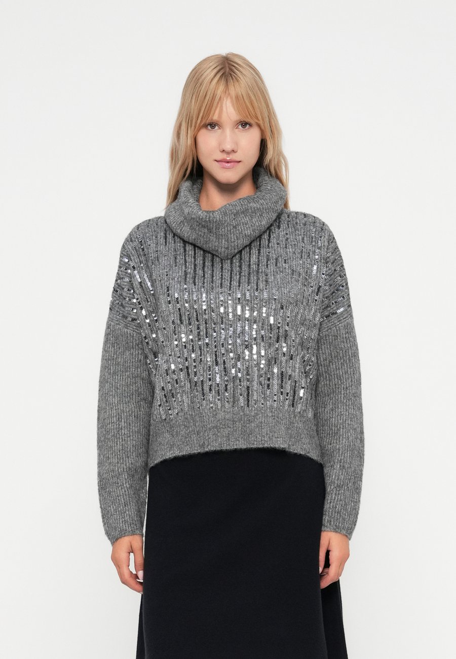 Джемпер ONLY ONLMIU COWL NECK SEQUIN , Medium Grey Melange/Mottled Light Grey
Джемпер ONLY ONLMIU COWL NECK SEQUIN , Medium Grey Melange/Mottled Light Grey