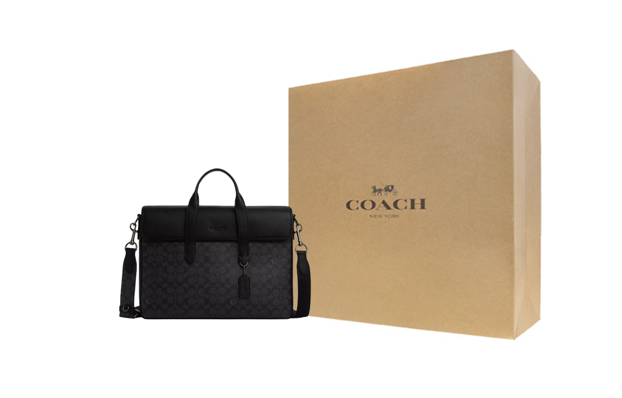 COACH Сумка через плечо из прорезиненного хлопка
COACH Сумка через плечо из прорезиненного хлопка