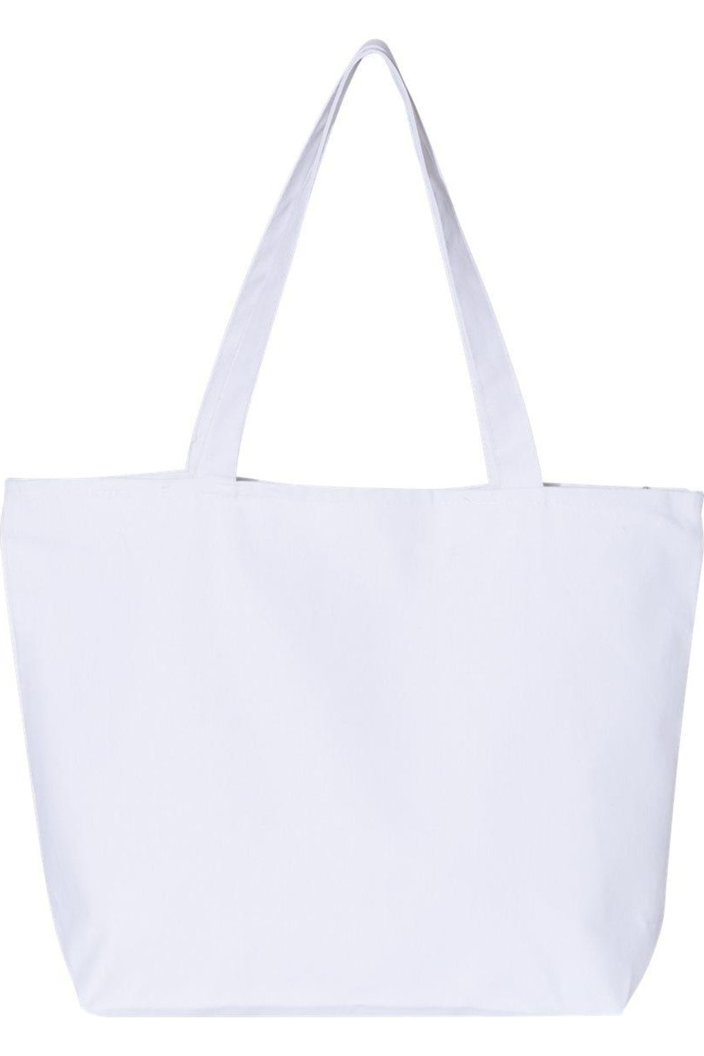 Q-Tees 25-литровая сумка-тоут на молнии, белый
Q-Tees 25-литровая сумка-тоут на молнии, белый