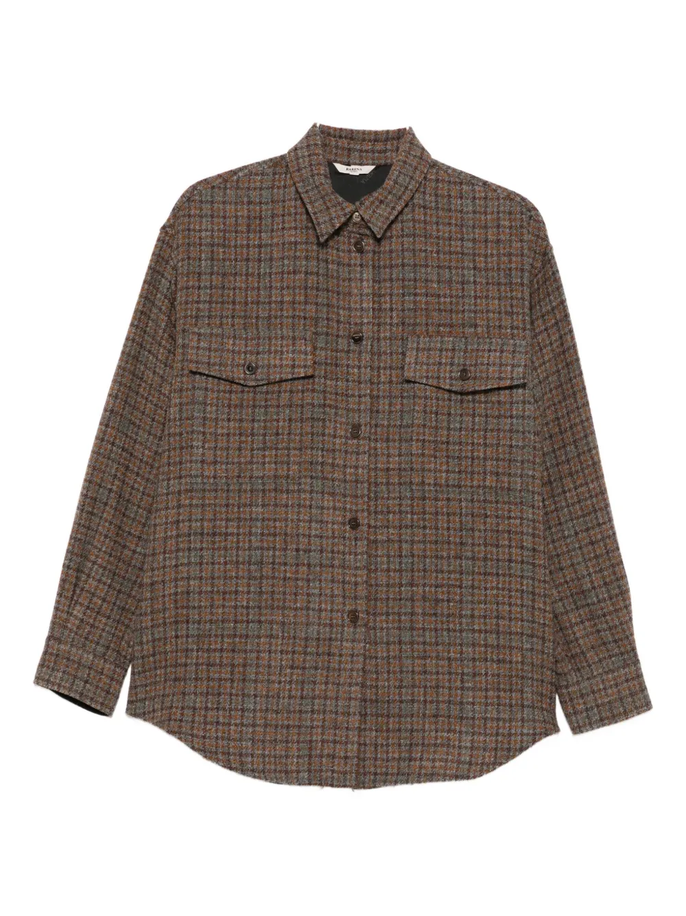 Клетчатая рубашка Barena, коричневый 
Клетчатая рубашка Barena, коричневый