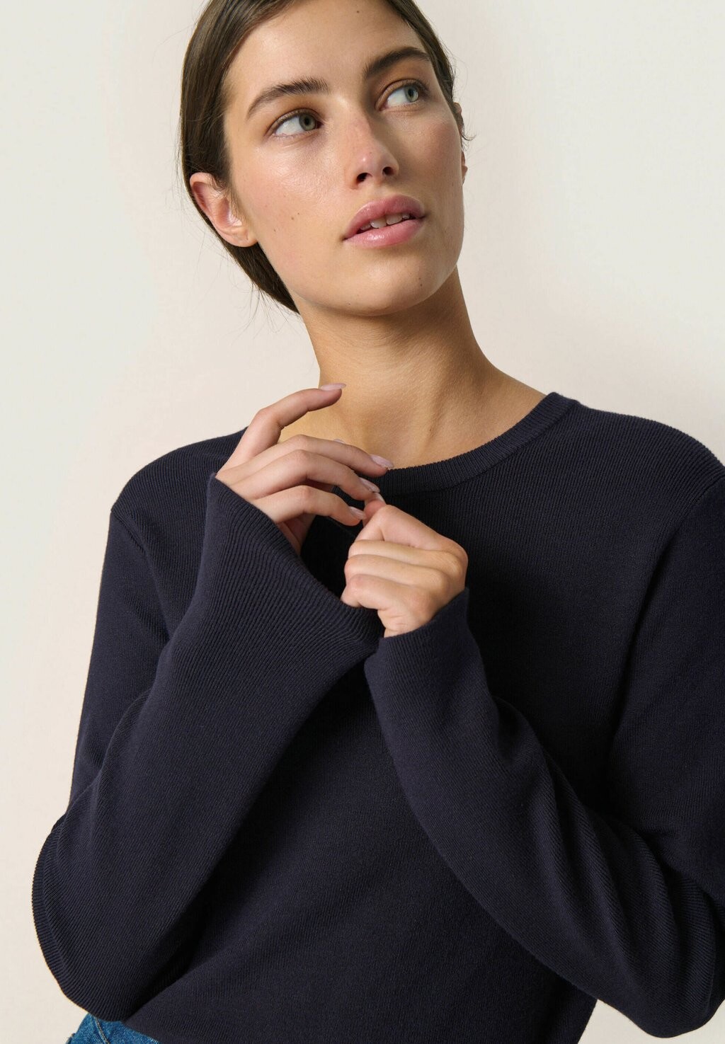 Джемпер Soaked in Luxury, темно-синий
Джемпер Soaked in Luxury, темно-синий