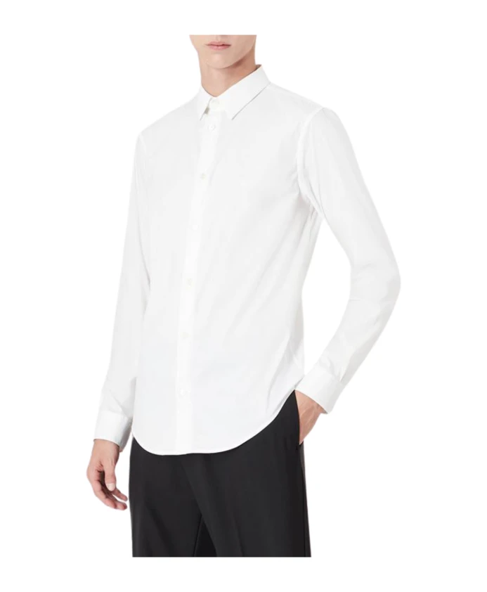 Оптическая рубашка 8н1с09-1ни9з Emporio Armani, белый 
Оптическая рубашка 8н1с09-1ни9з Emporio Armani, белый