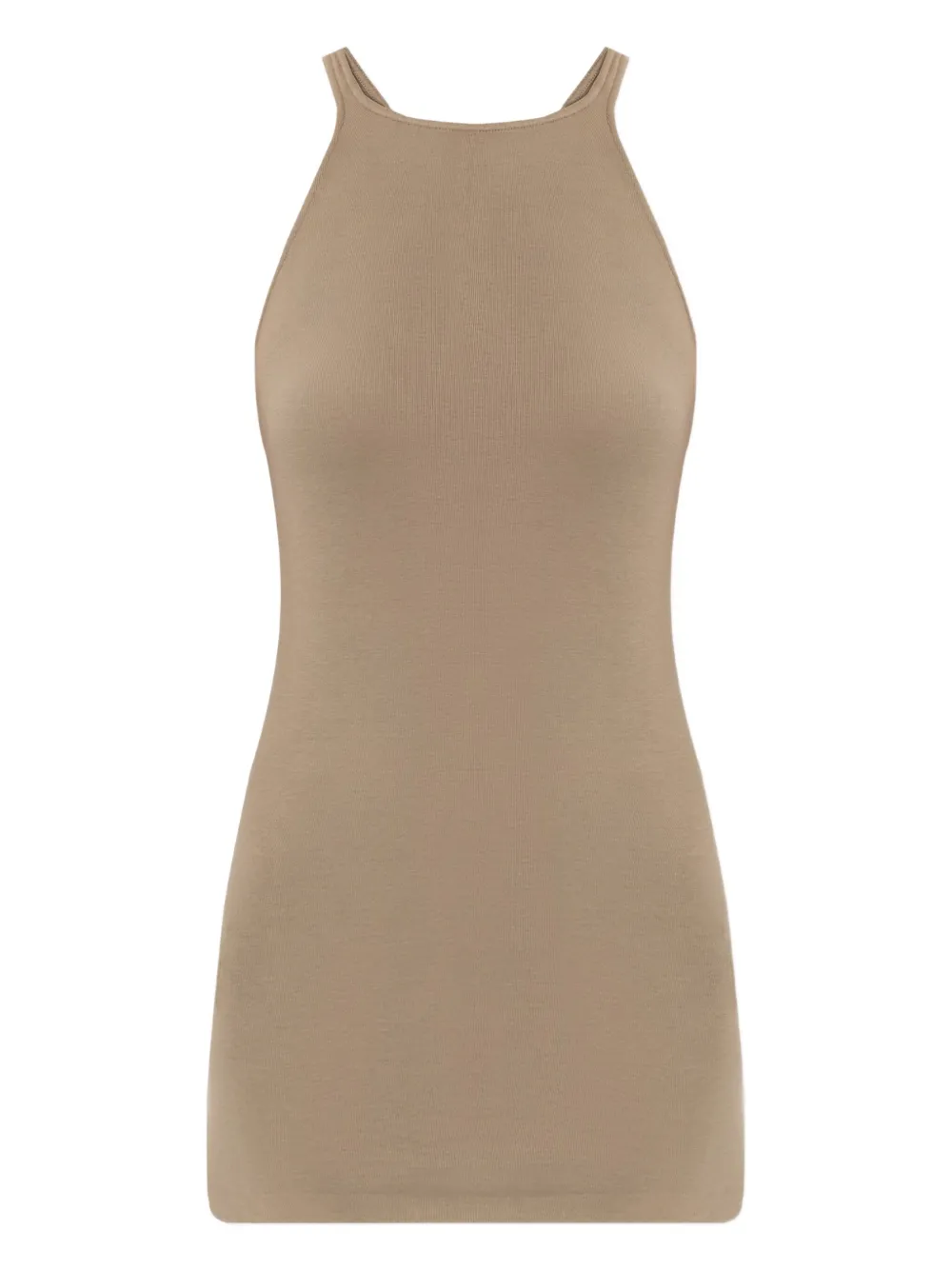 Ребристый топ-борцовка Rick Owens DRKSHDW, нейтральный
Ребристый топ-борцовка Rick Owens DRKSHDW, нейтральный