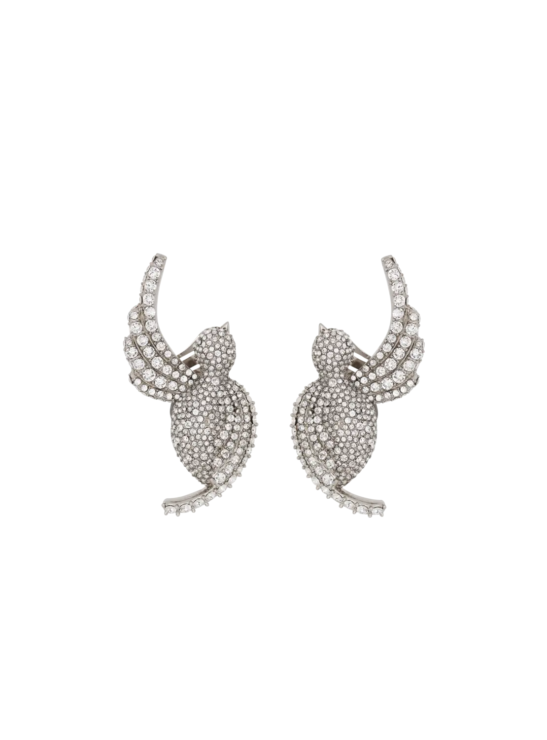 Серьги-ласточки с кристаллами и палладием Balmain, серебро
Серьги-ласточки с кристаллами и палладием Balmain, серебро