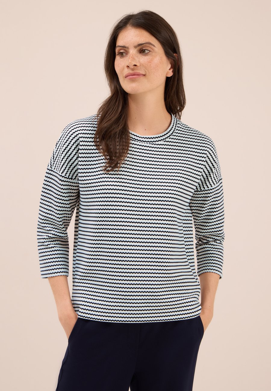 Топ Cecil GESTREIFTES STRUKTUR, Blau/Dark Blue
Топ Cecil GESTREIFTES STRUKTUR, Blau/Dark Blue