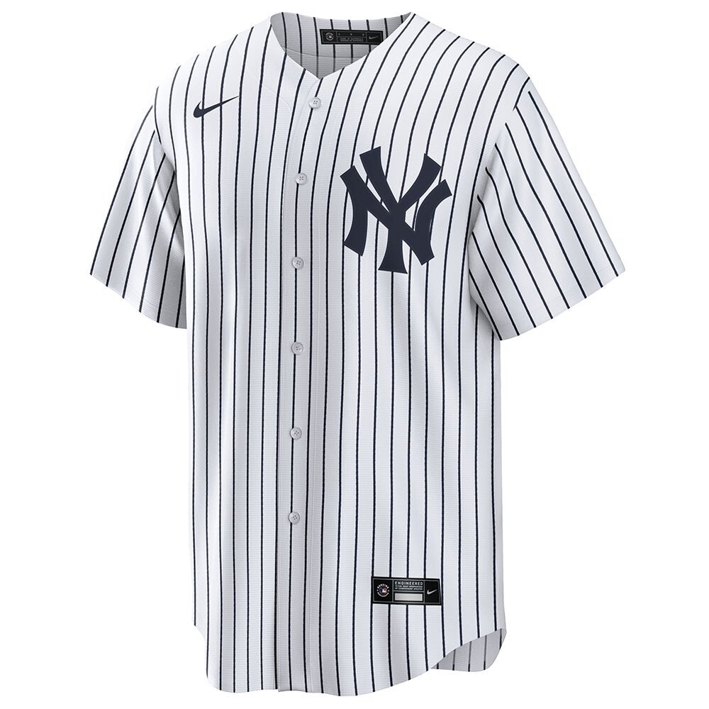 Футболка Nike MLB New York Yankees Official Replica Home Short Sleeve V Neck, белый 
Футболка Nike MLB New York Yankees Official Replica Home Short Sleeve V Neck, белый