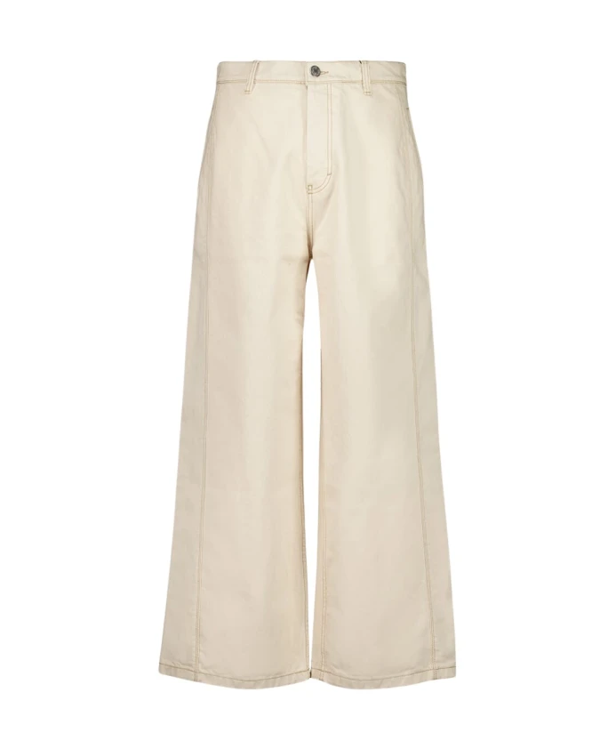 Хлопковые джинсы широкого кроя Ami Paris, белый
Хлопковые джинсы широкого кроя Ami Paris, белый