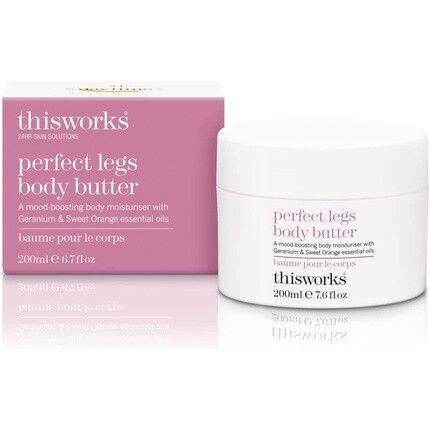 This Works Perfect Legs Body Butter 200ml - Лосьон для тела с эфирными маслами герани и апельсина - Питательный увлажняющий крем с маслом ши и гиалуроновой кислотой
This Works Perfect Legs Body Butter 200ml - Лосьон для тела с эфирными маслами герани и апельсина - Питательный увлажняющий крем с маслом ши и гиалуроновой кислотой