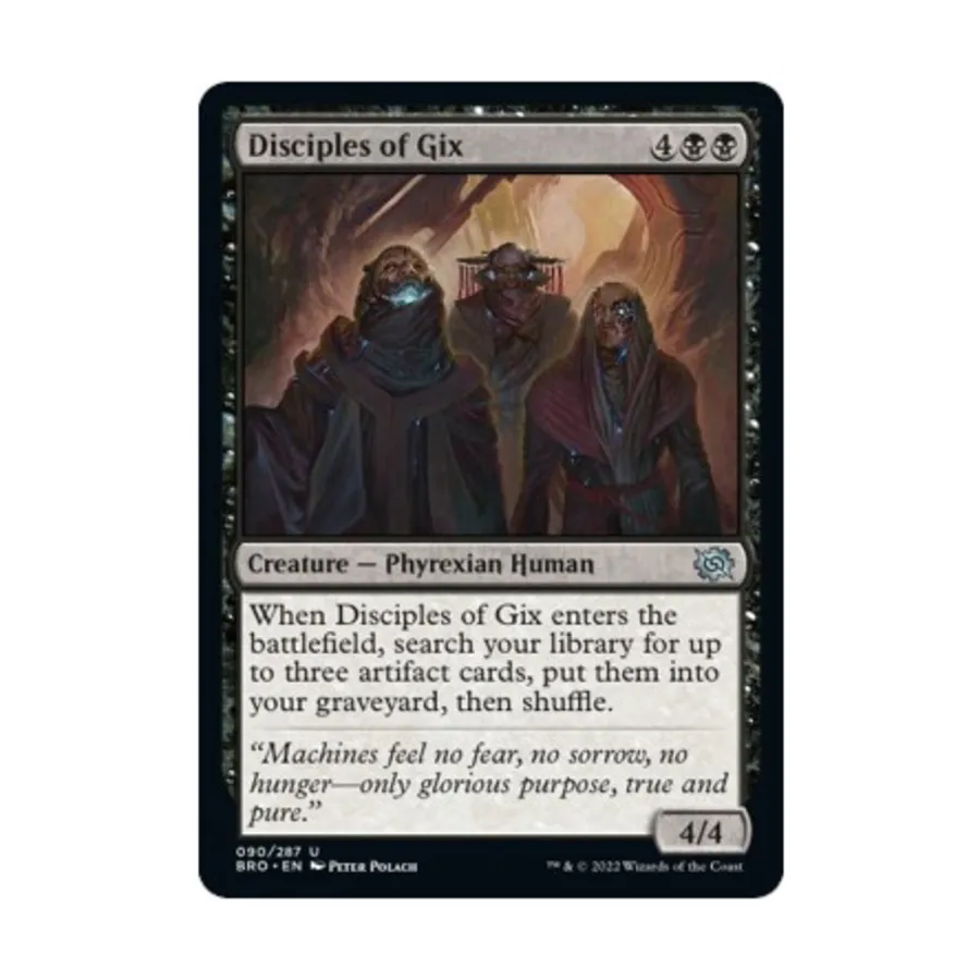 CCG Последователи Гикса (U), MTG - The Brothers War
CCG Последователи Гикса (U), MTG - The Brothers War