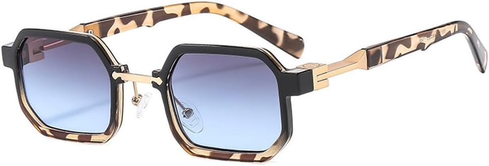 Панк-солнцезащитные очки для женщин, модные двухцветные очки с защитой от УФ-излучения UV400, солнцезащитные очки для мужчин с градиентным покрытием HVTVTLA, Black Grey Blue
Панк-солнцезащитные очки для женщин, модные двухцветные очки с защитой от УФ-излучения UV400, солнцезащитные очки для мужчин с градиентным покрытием HVTVTLA, Black Grey Blue