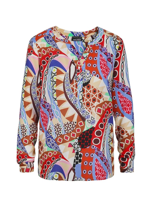 Короткий размер: блузка с принтом Goldner, мультиколор
Короткий размер: блузка с принтом Goldner, мультиколор