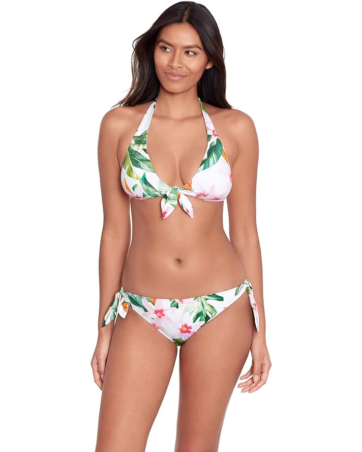 Топ LAUREN Ralph Lauren Watercolor Tropical Floral Tie Front Halter Bikini, цвет Multicolor
Топ LAUREN Ralph Lauren Watercolor Tropical Floral Tie Front Halter Bikini, цвет Multicolor