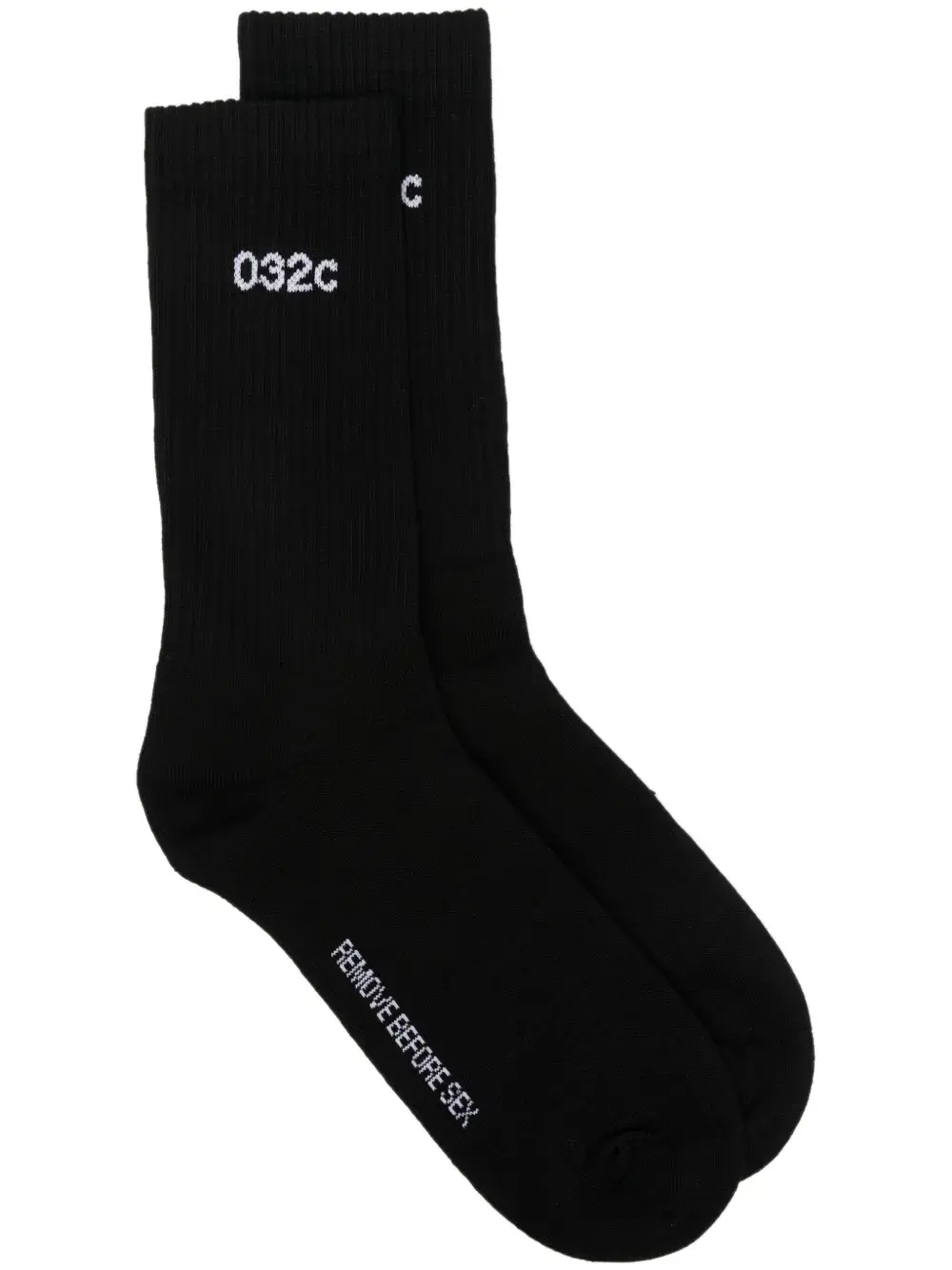 Носки вязки интарсия с надписью 032c, черный
Носки вязки интарсия с надписью 032c, черный