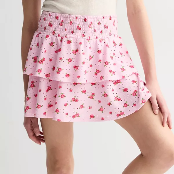 Девочки 7-16 лет вязаный ярусный юбка-шорты с ажурными вставками Mini Society, цвет pink floral
Девочки 7-16 лет вязаный ярусный юбка-шорты с ажурными вставками Mini Society, цвет pink floral