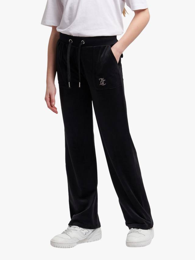 Детские спортивные брюки с пайетками и широкими штанинами Juicy Couture, Jet Black
Детские спортивные брюки с пайетками и широкими штанинами Juicy Couture, Jet Black