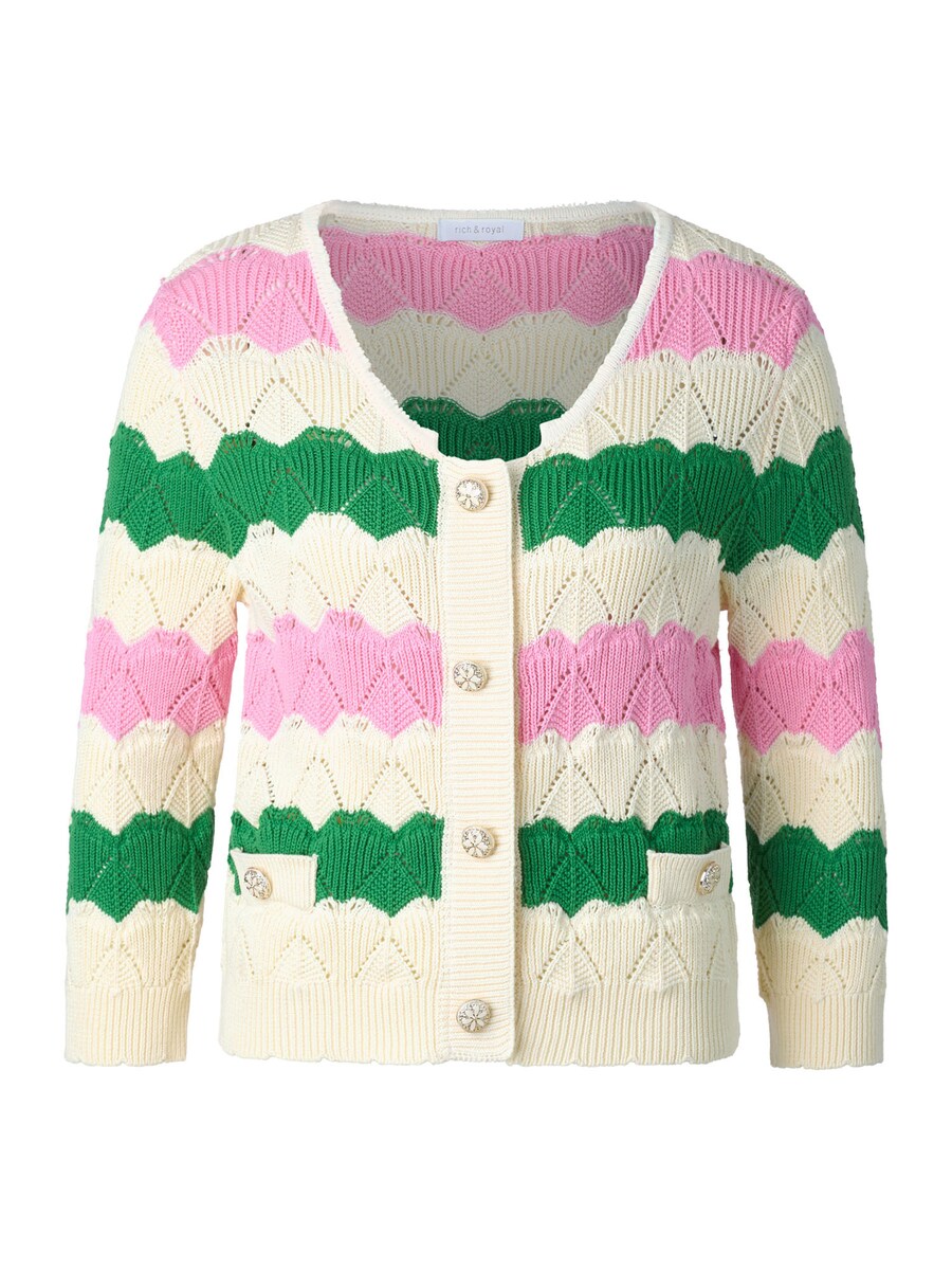 Вязаный кардиган Rich & Royal, от белого
Вязаный кардиган Rich & Royal, от белого