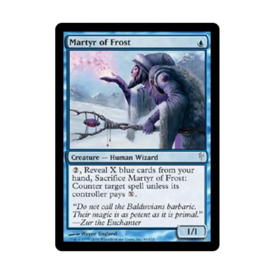 CCG Мученик Мороза (К), MTG - Coldsnap
CCG Мученик Мороза (К), MTG - Coldsnap