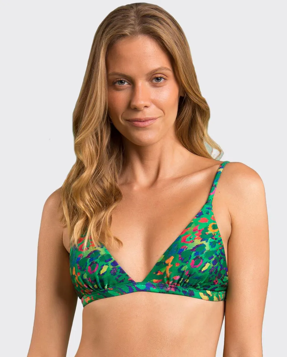 Утепленный лиф бикини с треугольными чашками и принтом Río de Sol, зеленый
Утепленный лиф бикини с треугольными чашками и принтом Río de Sol, зеленый