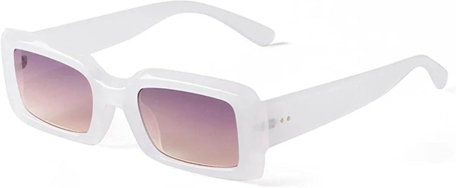 Популярные модные прямоугольные солнцезащитные очки для женщин в стиле ретро, гелевые, цветные, с защитой от УФ-излучения UV400, для мужчин HHZZYVY, White Purple Yellow
Популярные модные прямоугольные солнцезащитные очки для женщин в стиле ретро, гелевые, цветные, с защитой от УФ-излучения UV400, для мужчин HHZZYVY, White Purple Yellow