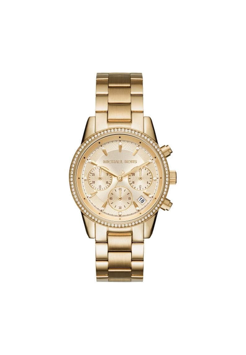 Женский хронограф Ритц МК6356 MICHAEL KORS, золото
Женский хронограф Ритц МК6356 MICHAEL KORS, золото