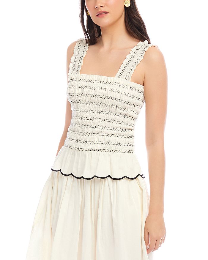 Эллиот Топ с буфами Fifteen Twenty, слоновая кость/кремовый
Эллиот Топ с буфами Fifteen Twenty, слоновая кость/кремовый