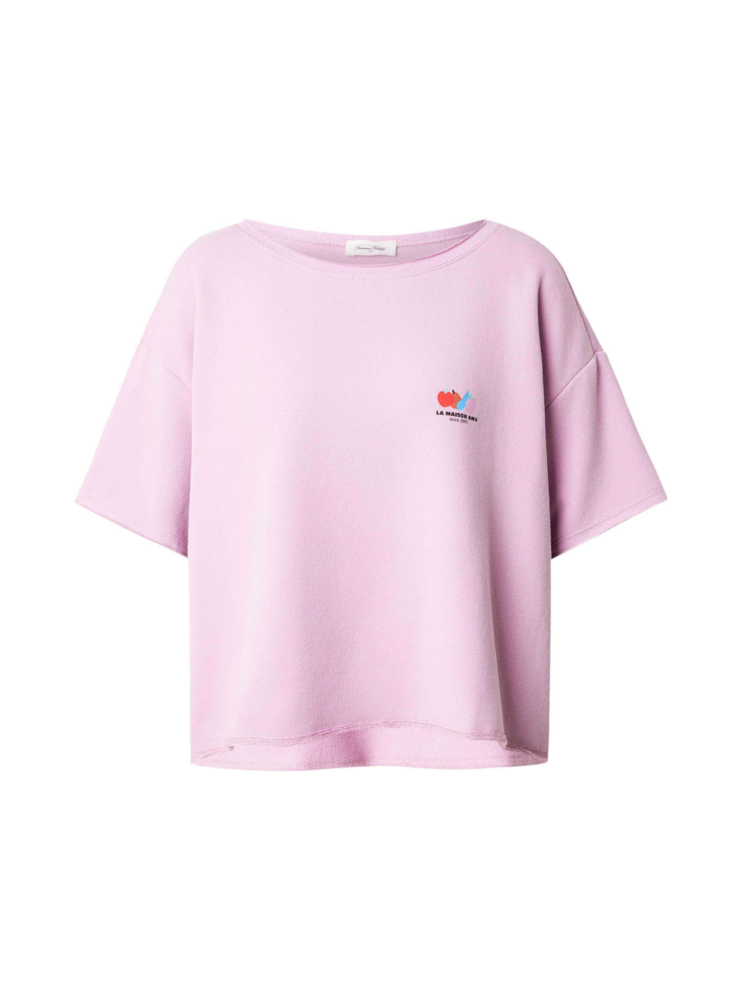 AMERICAN VINTAGE Футболка 'ATUBAY' в сиреневом цвете
AMERICAN VINTAGE Футболка 'ATUBAY' в сиреневом цвете