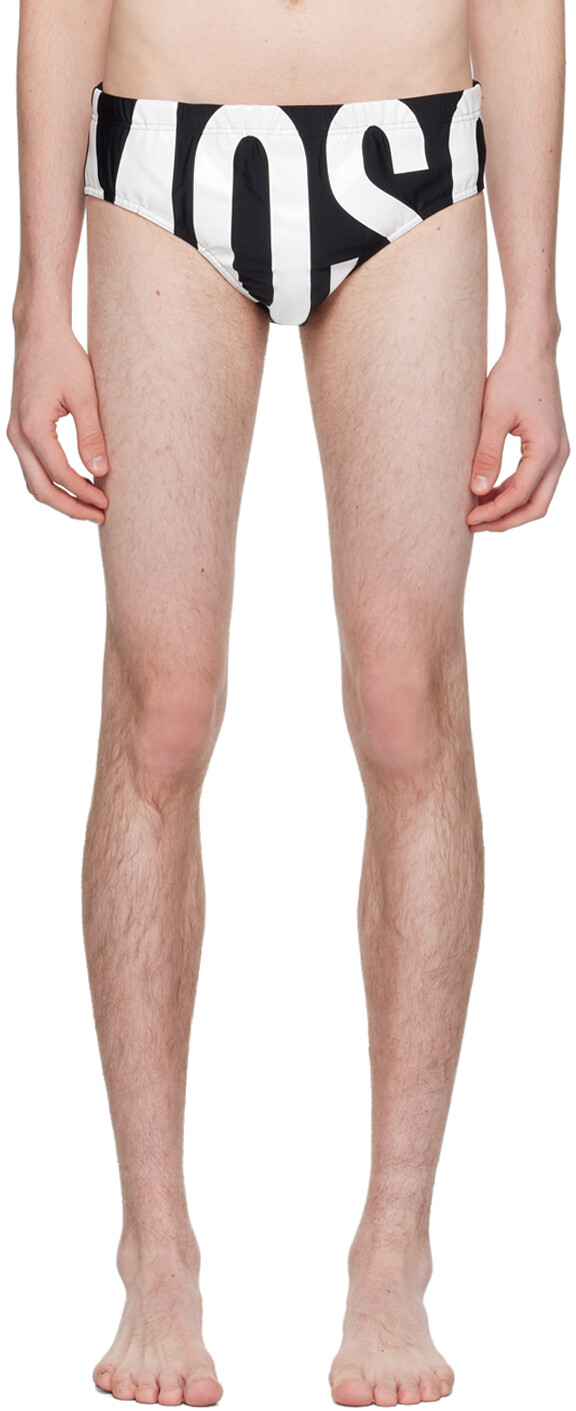 Черные плавки с принтом Moschino
Черные плавки с принтом Moschino