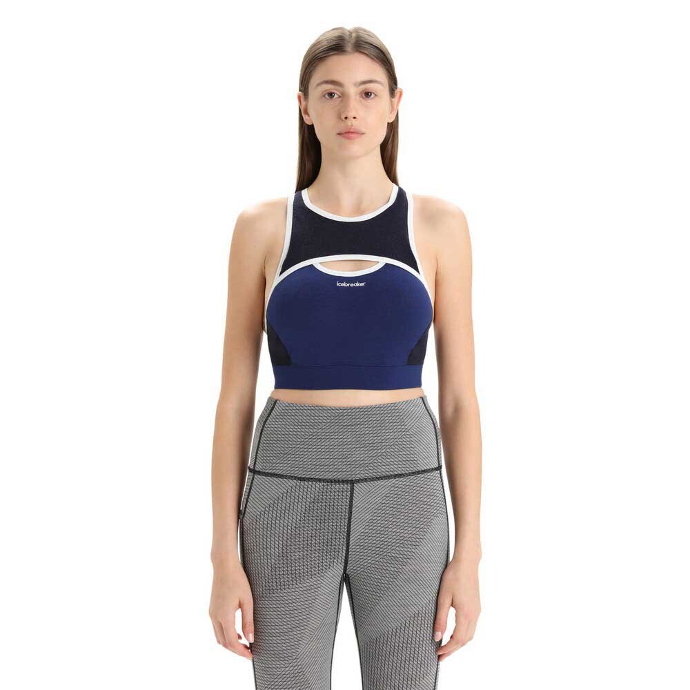 Спортивный бюстгальтер Icebreaker ZoneKnit, синий
Спортивный бюстгальтер Icebreaker ZoneKnit, синий