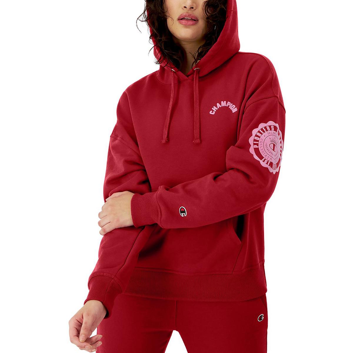 Женская толстовка с капюшоном для фитнеса и спортзала Champion, цвет cardinal
Женская толстовка с капюшоном для фитнеса и спортзала Champion, цвет cardinal