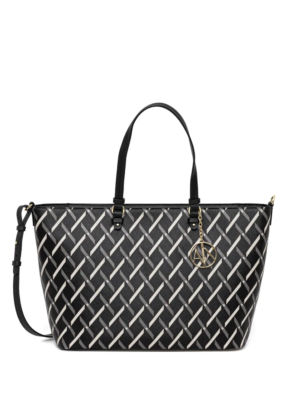 Сумка-тоут с логотипом-брелоком Armani Exchange, черный
Сумка-тоут с логотипом-брелоком Armani Exchange, черный