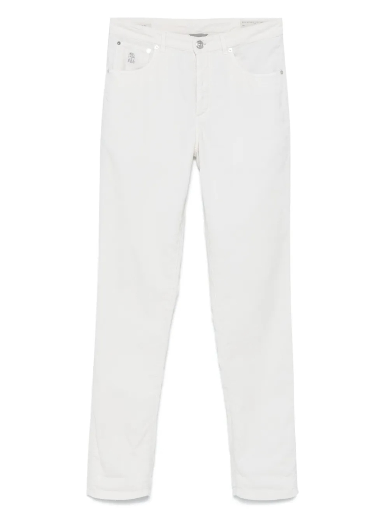 Вельветовые брюки Brunello Cucinelli, белый
Вельветовые брюки Brunello Cucinelli, белый