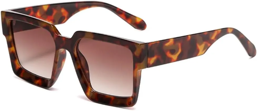 Крупные солнцезащитные очки для женщин и мужчин, модные, с прозрачным градиентом, защита от УФ-излучения UV400, в стиле панк TVTBBVV, Leopard Tea Gradient
Крупные солнцезащитные очки для женщин и мужчин, модные, с прозрачным градиентом, защита от УФ-излучения UV400, в стиле панк TVTBBVV, Leopard Tea Gradient