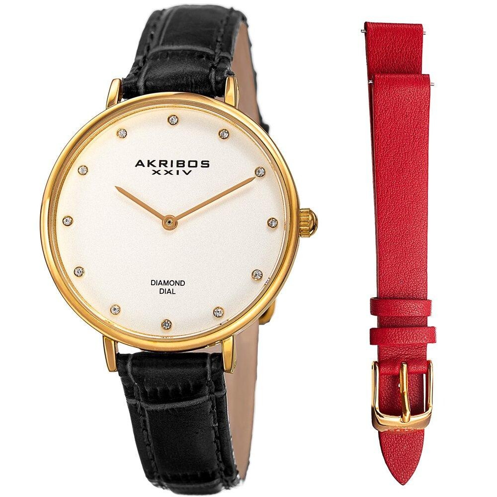 Нарядные часы AK933 в круглом корпусе Akribos, золото
Нарядные часы AK933 в круглом корпусе Akribos, золото