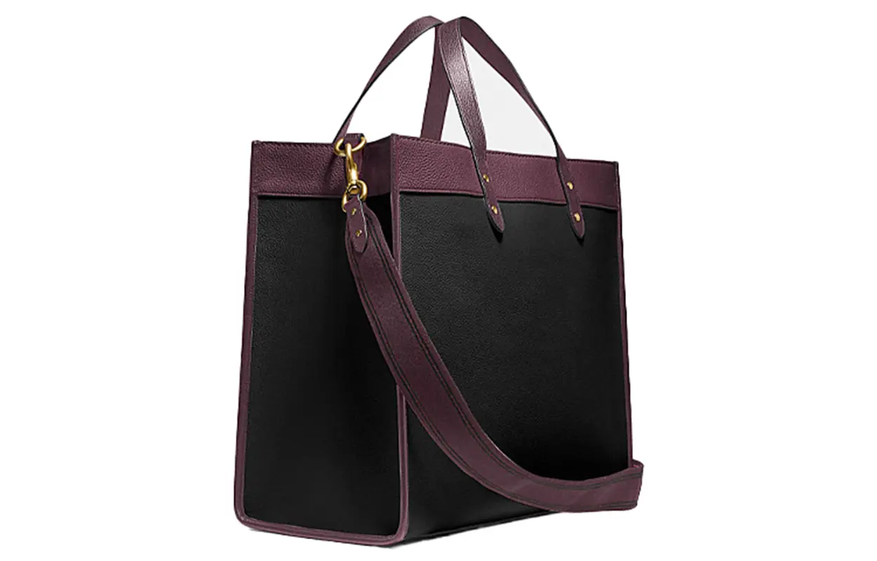 COACH Сумка-шоппер Field Cow Leather большая женская black/dark red
COACH Сумка-шоппер Field Cow Leather большая женская black/dark red