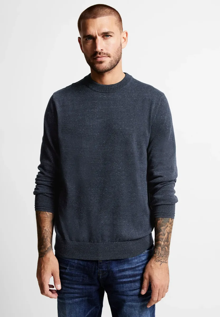 STREET ONE МУЖСКОЙ свитер с воротником стойкой и ребристыми деталями Street One Men, синий
STREET ONE МУЖСКОЙ свитер с воротником стойкой и ребристыми деталями Street One Men, синий