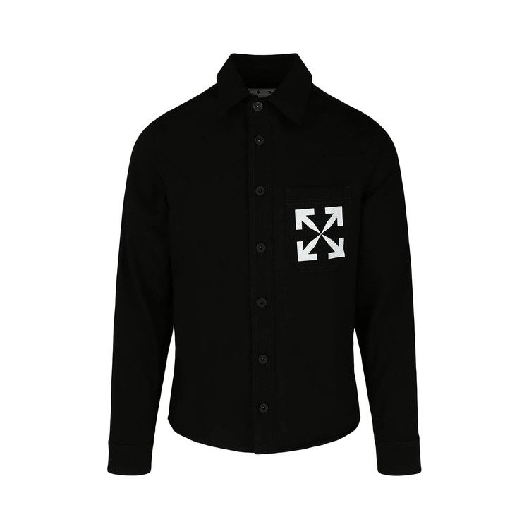 Рубашка Off-White Arrow Denim Shirt, Black 
Рубашка Off-White Arrow Denim Shirt, Black