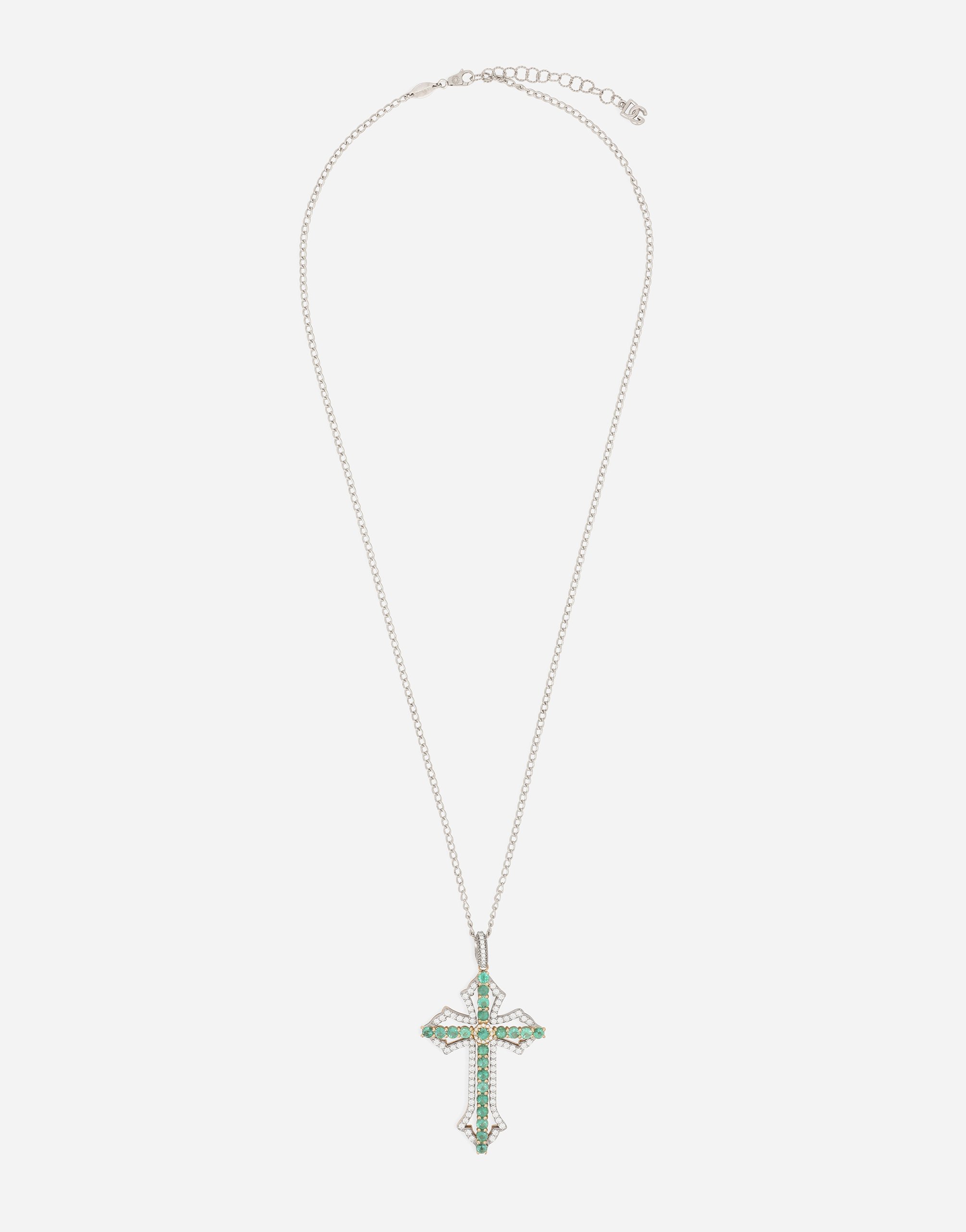 Крестик из желтого и белого золота 750 пробы с изумрудами и бриллиантами Dolce & Gabbana, желтый
Крестик из желтого и белого золота 750 пробы с изумрудами и бриллиантами Dolce & Gabbana, желтый