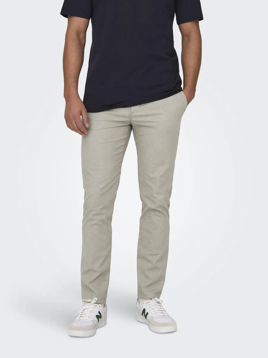 Костюмные брюки ONLY & SONS "ONSMARK PETE SLIM DOBBY 0058 PANT NOOS", цвет Fallen Rock
Костюмные брюки ONLY & SONS "ONSMARK PETE SLIM DOBBY 0058 PANT NOOS", цвет Fallen Rock