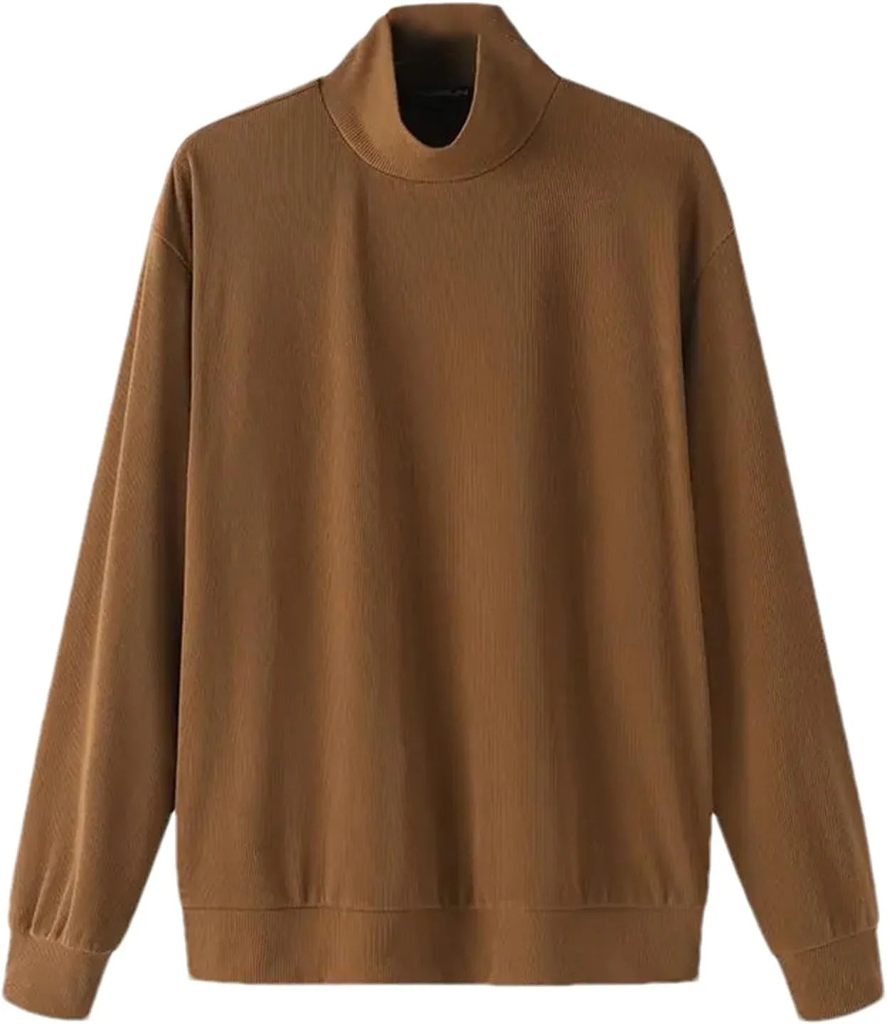 Мужской свитер-водолазка Casual, свободный, однотонный
Мужской свитер-водолазка Casual, свободный, однотонный