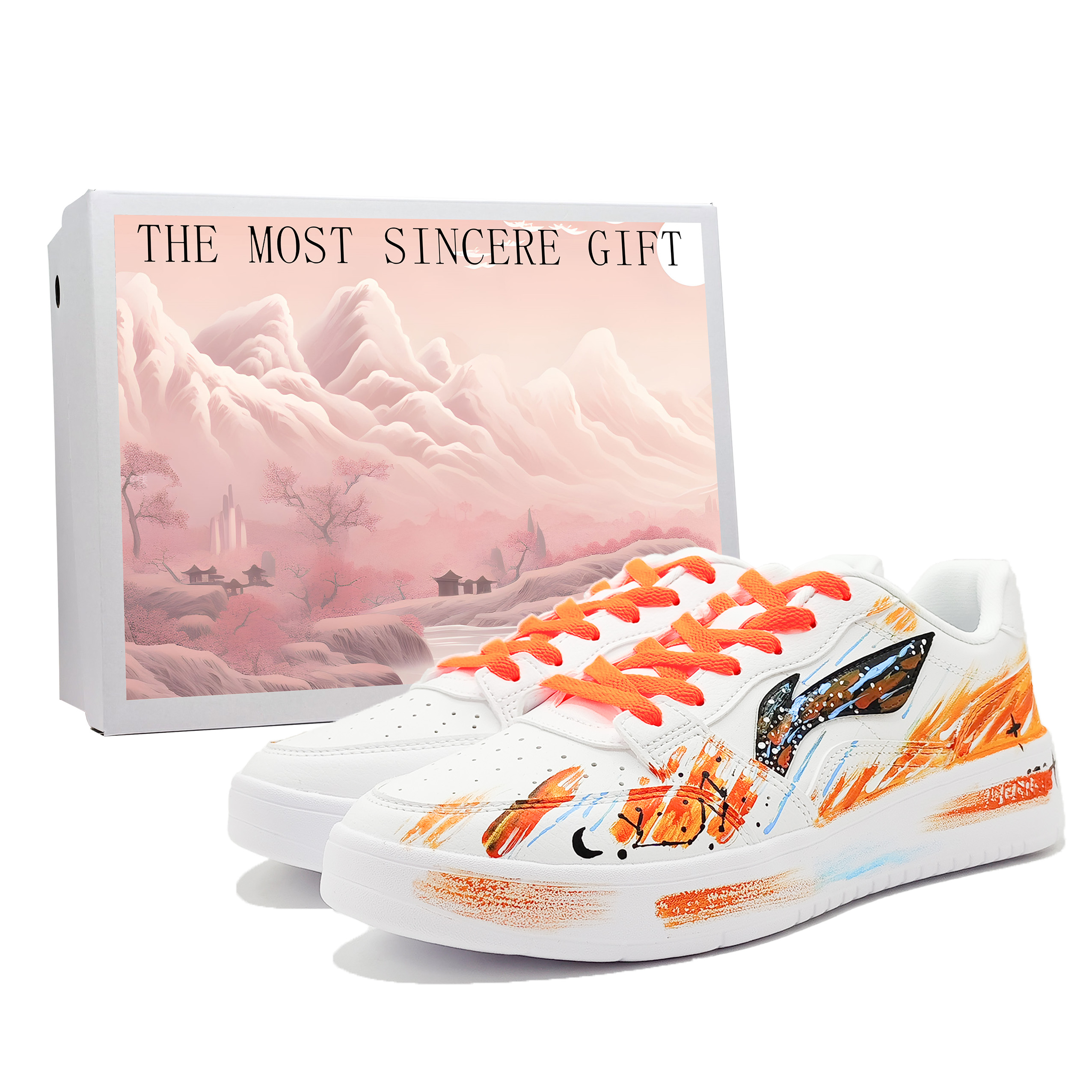 LINING Кроссовки для скейтбординга Acer Truncatum с противоскользящей амортизацией и износостойкостью, низкие, мужские, белые, оранжевые
LINING Кроссовки для скейтбординга Acer Truncatum с противоскользящей амортизацией и износостойкостью, низкие, мужские, белые, оранжевые