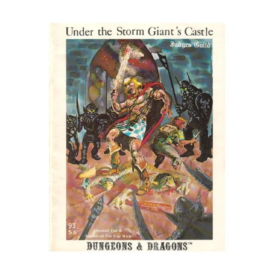 Модуль Under the Storm Giant's Castle (2nd Printing), Dungeons & Dragons Fantasy Modules (T - V) (Judges Guild)
Модуль Under the Storm Giant's Castle (2nd Printing), Dungeons & Dragons Fantasy Modules (T - V) (Judges Guild)