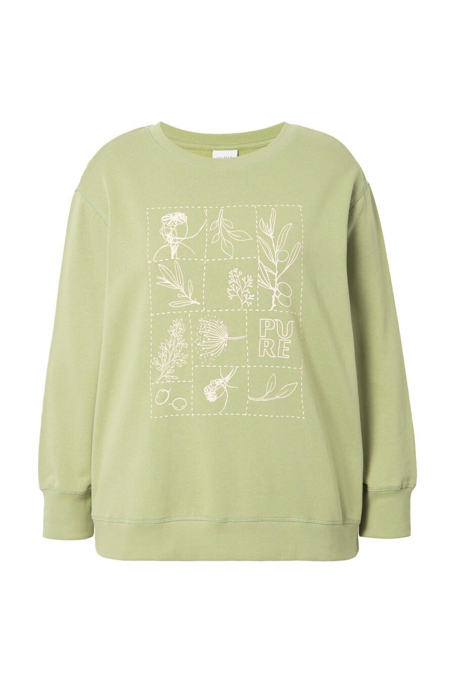 Толстовка Ulla Popken, зеленый
Толстовка Ulla Popken, зеленый