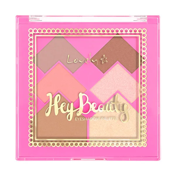 Палитра для макияжа Eyeshadow Palette Hey Beauty Lovely, 1 UD
Палитра для макияжа Eyeshadow Palette Hey Beauty Lovely, 1 UD