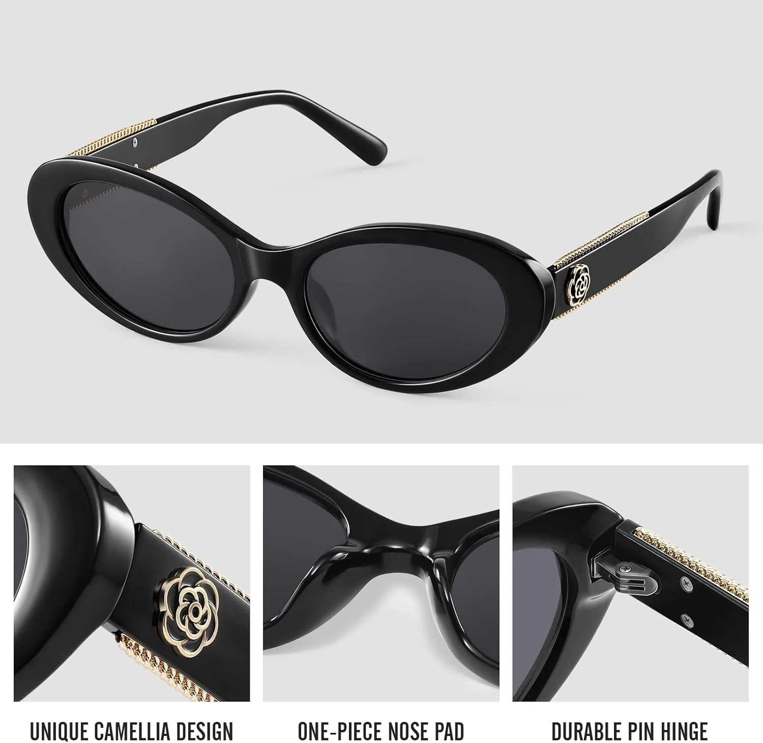 Ретро-солнцезащитные очки овальной формы для женщин - модные винтажные солнцезащитные очки в стиле 90-х с защитой от УФ-излучения logclub, Tortoiseshell-o3
Ретро-солнцезащитные очки овальной формы для женщин - модные винтажные солнцезащитные очки в стиле 90-х с защитой от УФ-излучения logclub, Tortoiseshell-o3