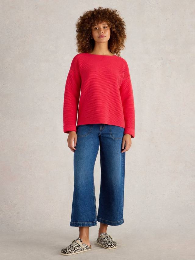 Джемпер из чистого органического хлопка jana rib White Stuff, цвет Bright Pink
Джемпер из чистого органического хлопка jana rib White Stuff, цвет Bright Pink