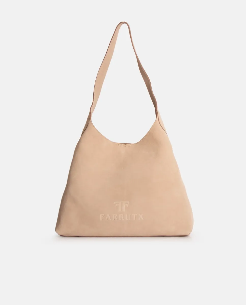 Треугольная шоппер из велюра без подкладки Farrutx, светло-коричневый
Треугольная шоппер из велюра без подкладки Farrutx, светло-коричневый