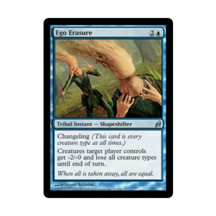 CCG Стирание эго (U) (фольга), MTG - Lorwyn
CCG Стирание эго (U) (фольга), MTG - Lorwyn